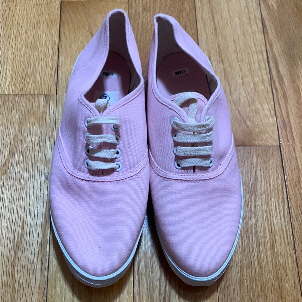 Pink Canvas Women's Shoes